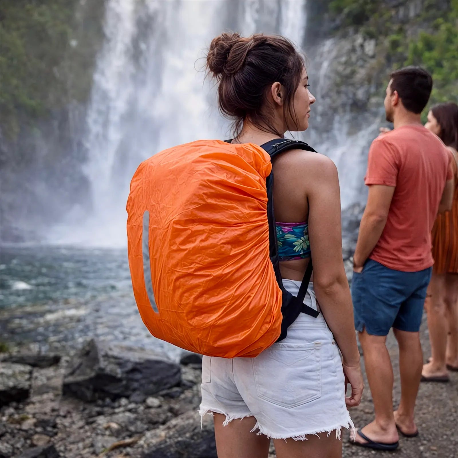 MOCHILA EXPANDIBLE PREMIUM + CUBRE MOCHILA + ENVÍO GRATIS